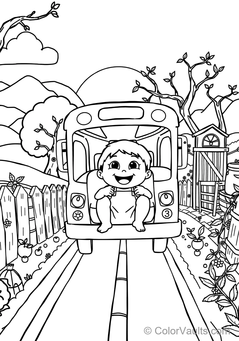 Jj Sitting Happily on the School Bus Singing mit Cody (Scene 14)