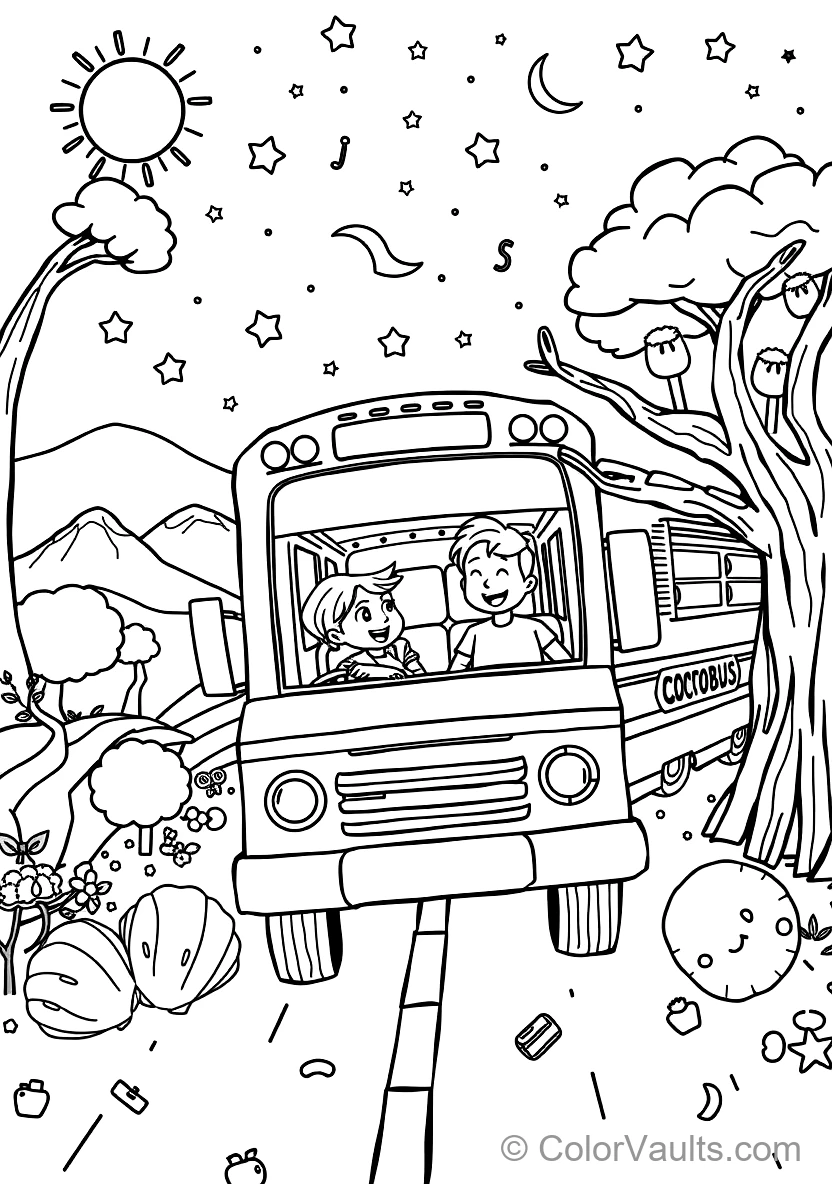 Jj Sitting Happily on the School Bus Singing mit Cody (Scene 15)