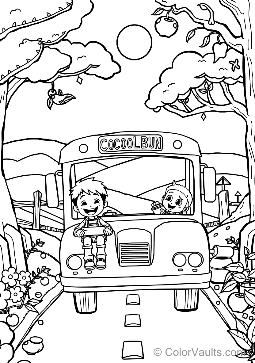 Jj Sitting Happily on the School Bus Singing mit Cody (Scene 17)