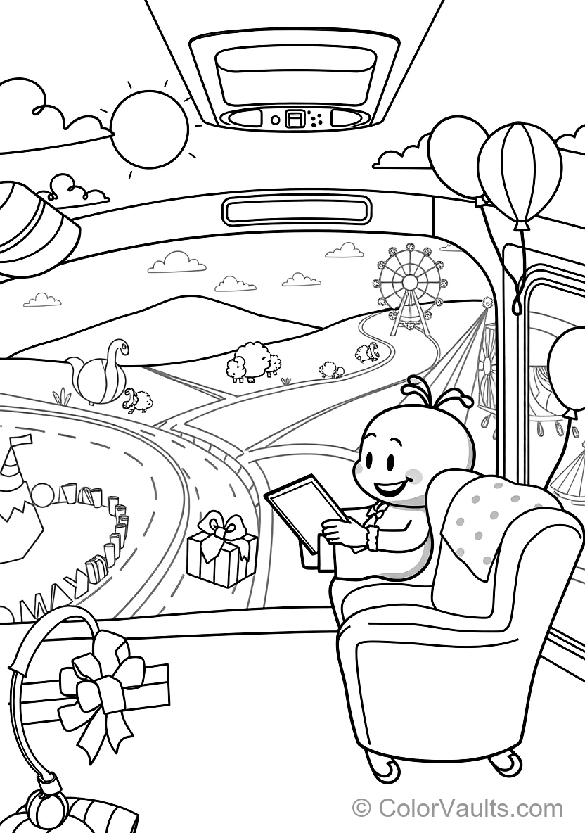 Jj Sitting Happily on the School Bus Singing mit Cody (Scene 20)