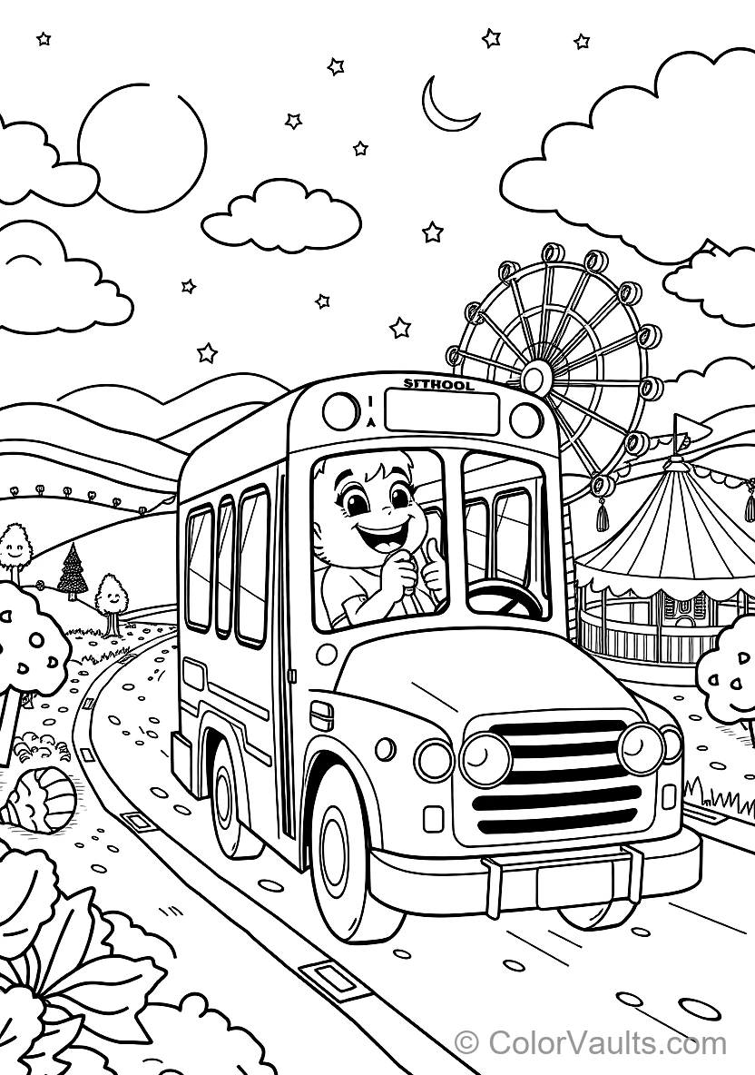 Jj Sitting Happily on the School Bus Singing mit Cody (Scene 21)