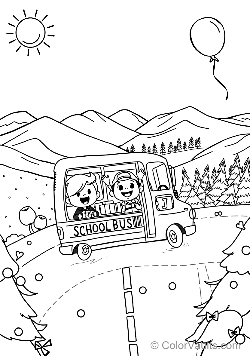 Jj Sitting Happily on the School Bus Singing mit Cody (Scene 27)