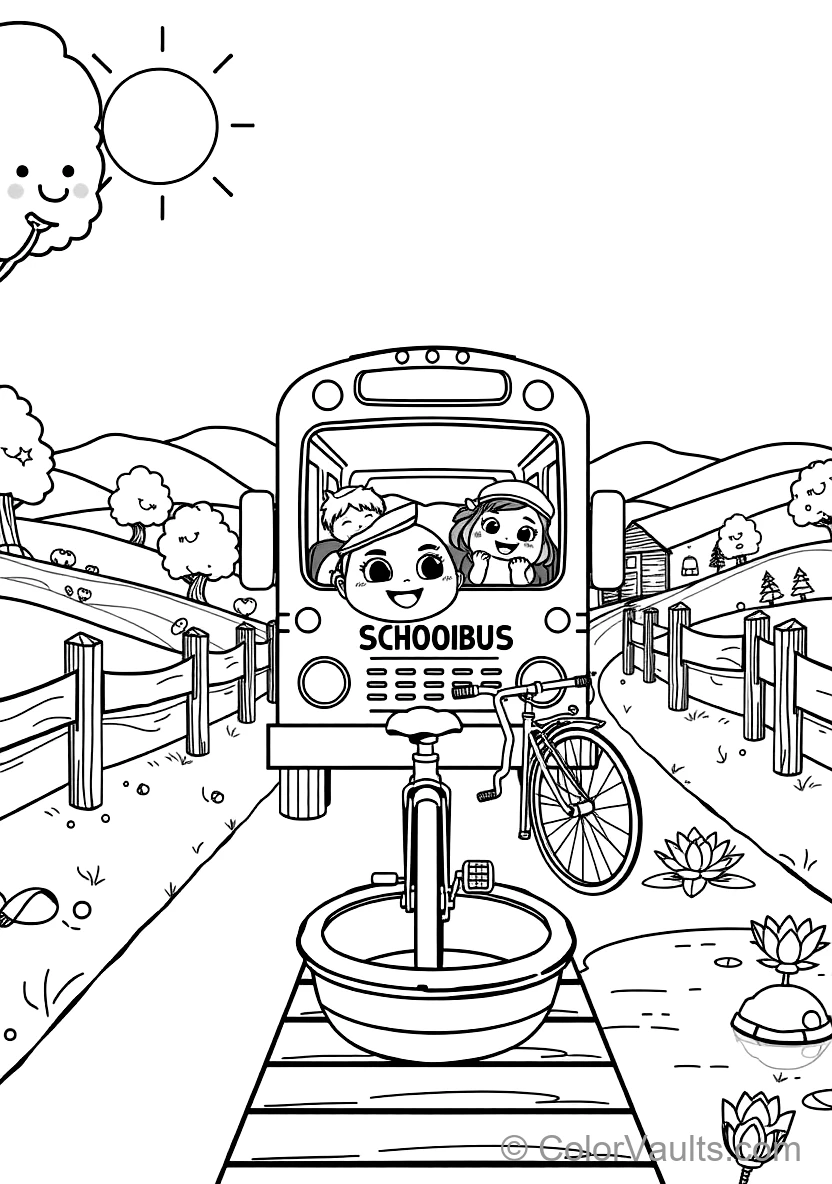 Jj Sitting Happily on the School Bus Singing mit Cody (Scene 38)