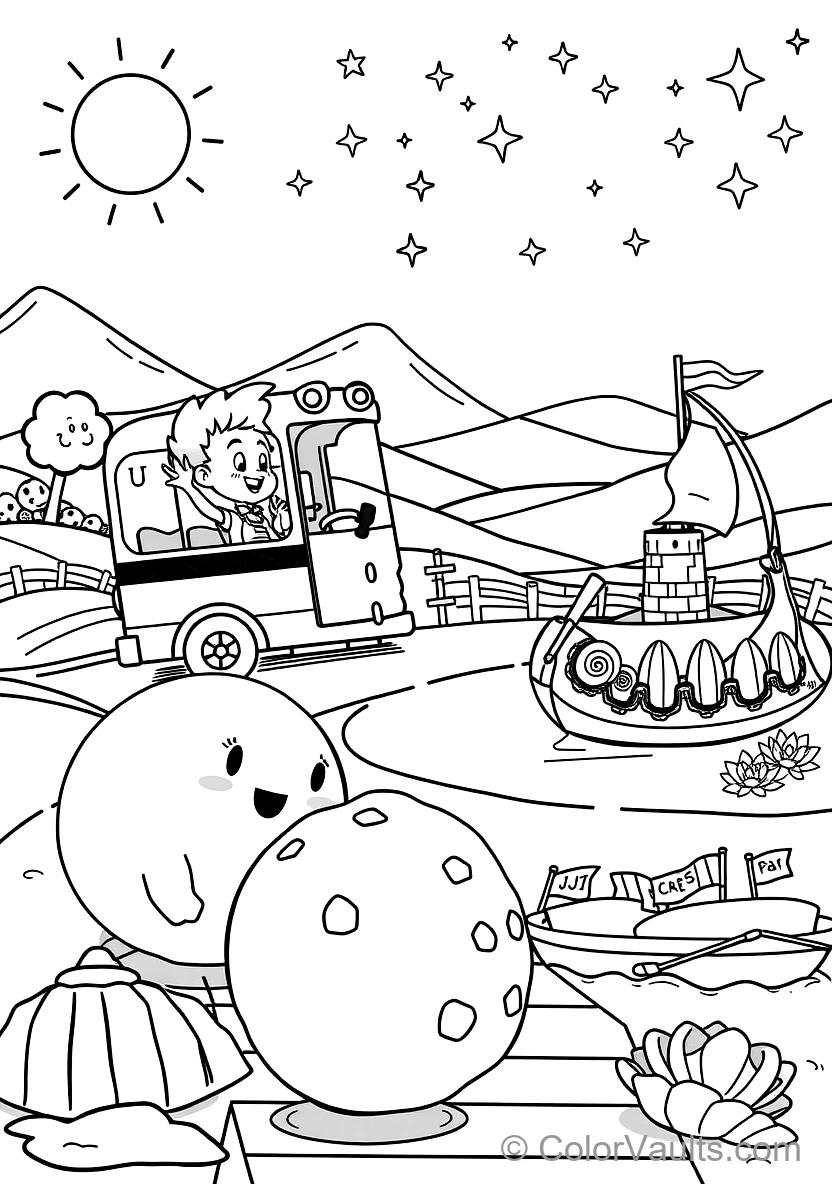 Jj Sitting Happily on the School Bus Singing mit Cody (Scene 39)