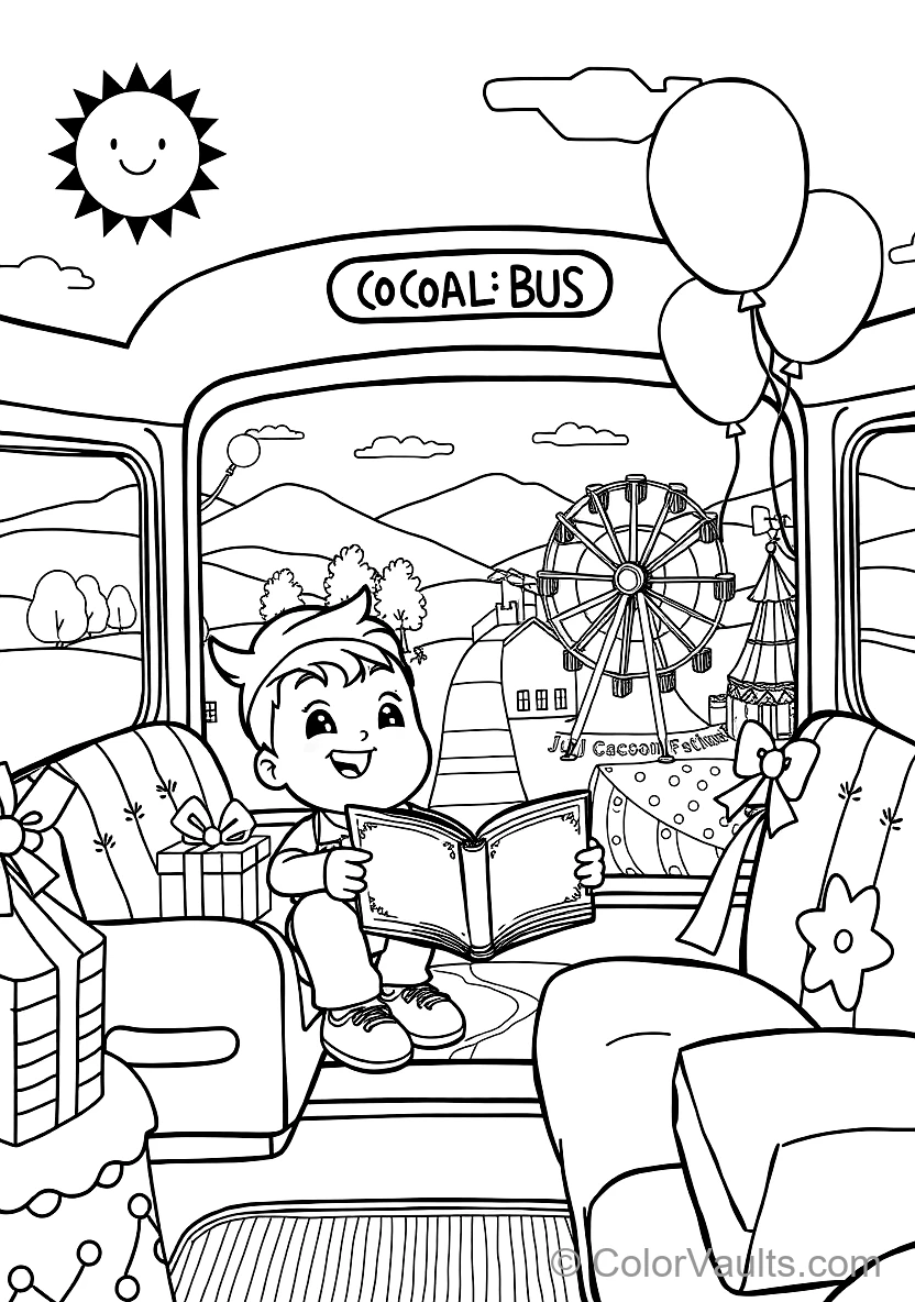 Jj Sitting Happily on the School Bus Singing with Cody (Scene 41)