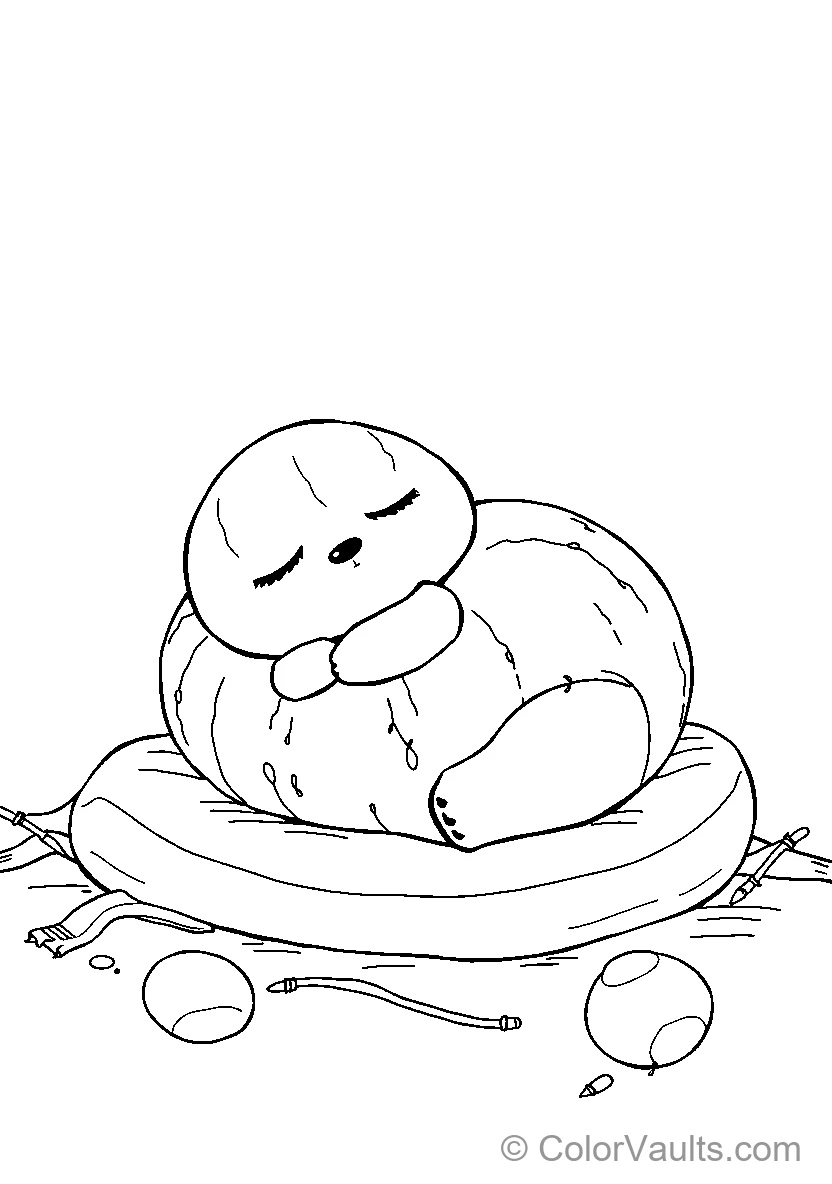 Sleepy Kitten Resting