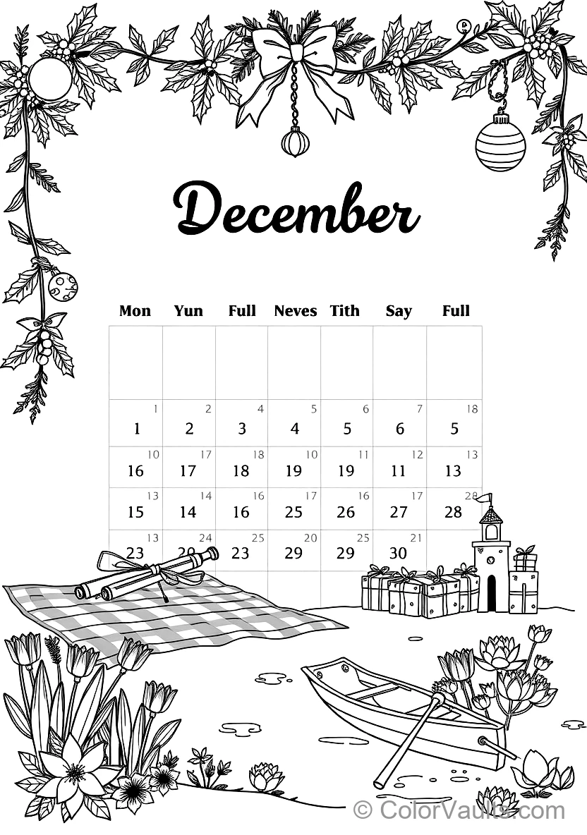 A Printable Coloring (Scene 21)