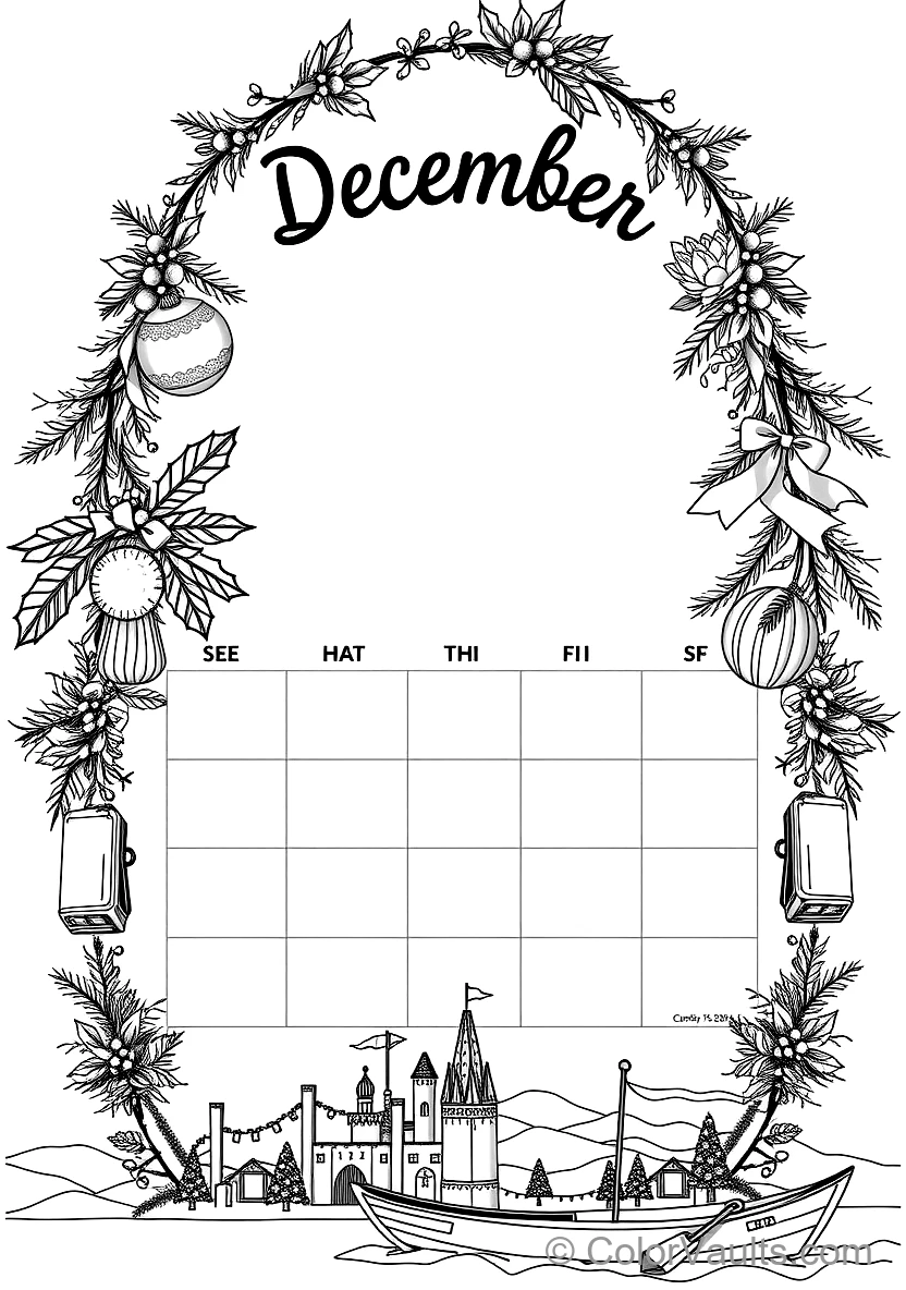 A Printable Coloring (Scene 28)