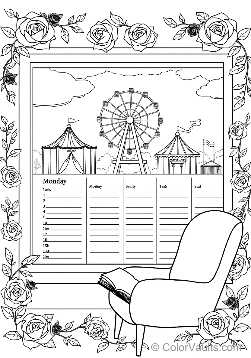 A Printable Coloring (Scene 30)