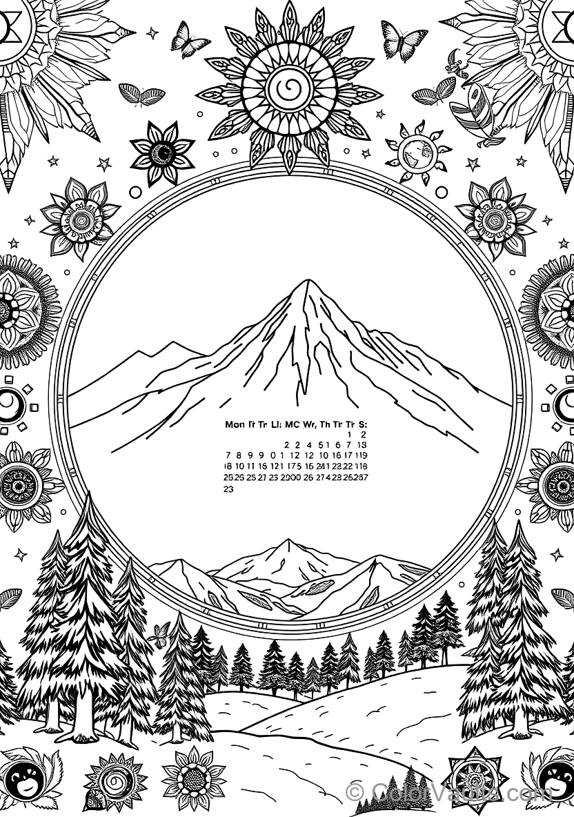 A Printable Coloring (Scene 32)