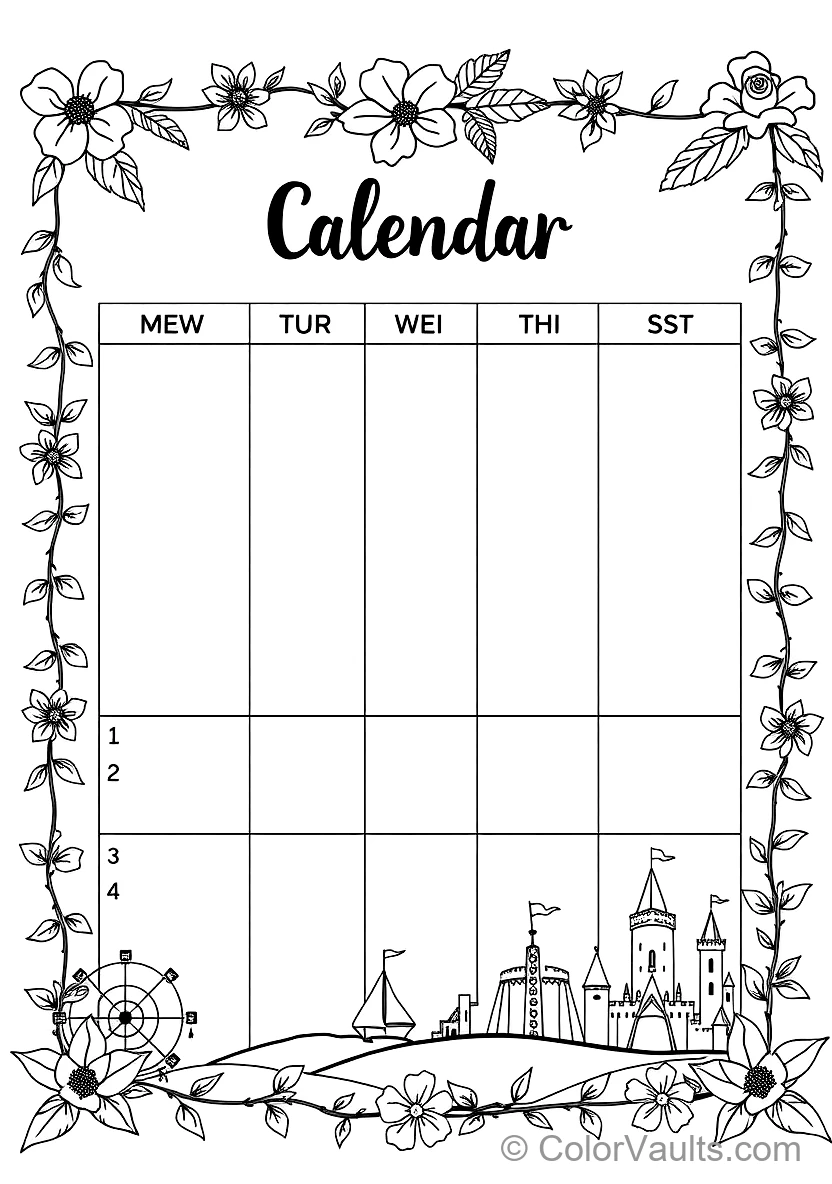 A Printable Coloring (Scene 36)