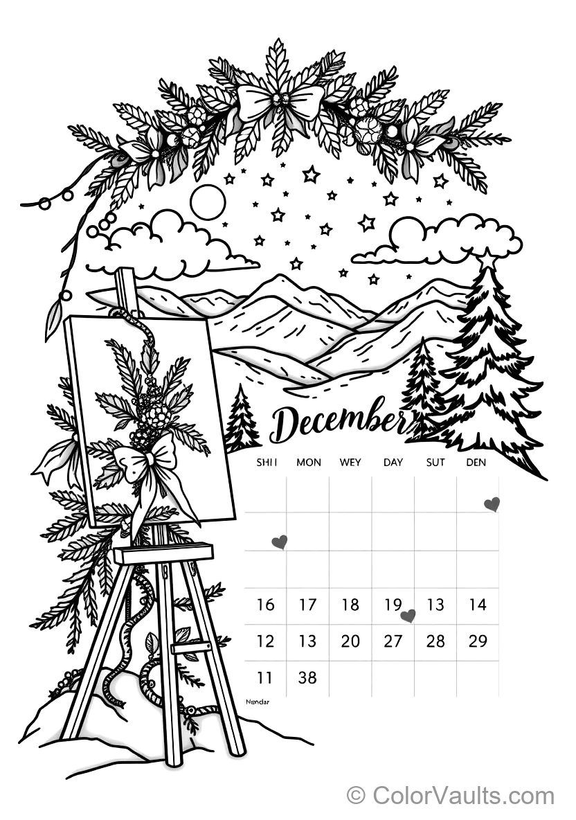 A Printable Coloring (Scene 38)