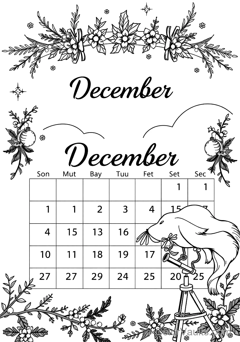A Printable Coloring (Scene 40)