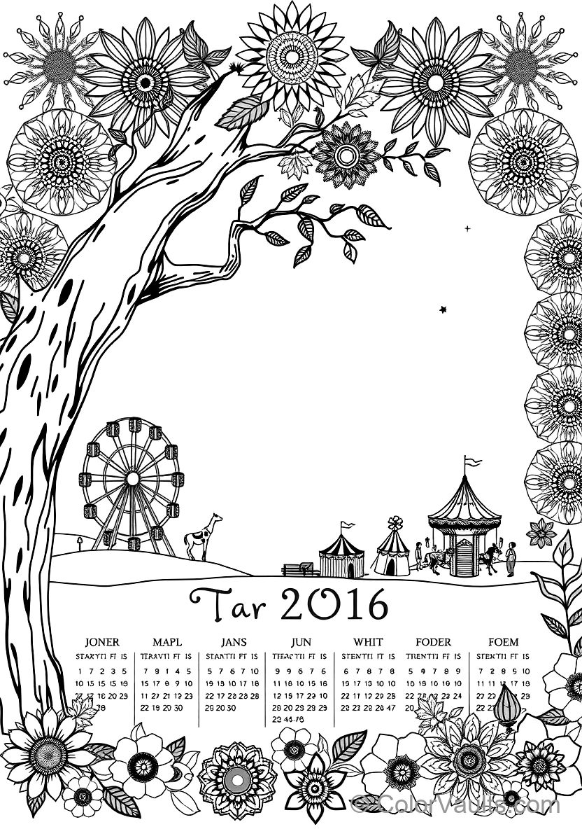 A Printable Coloring (Scene 42)