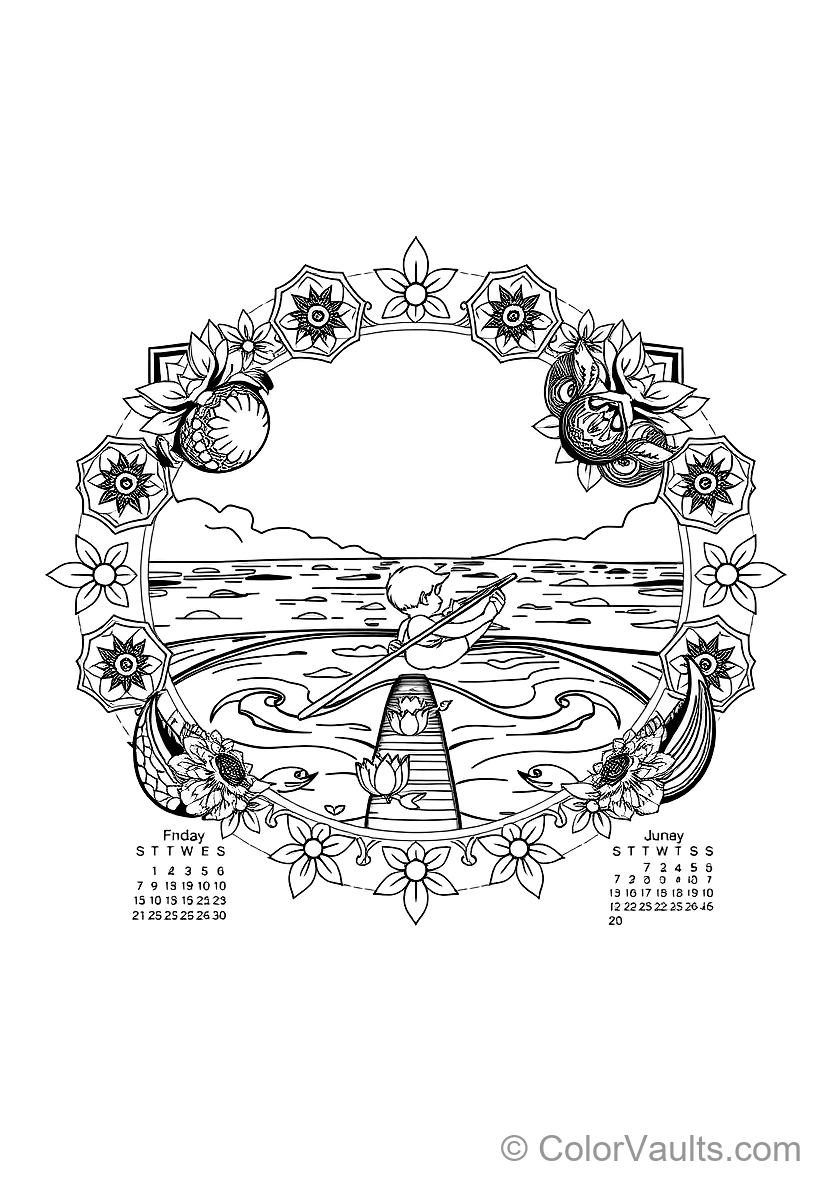 A Printable Coloring (Scene 44)