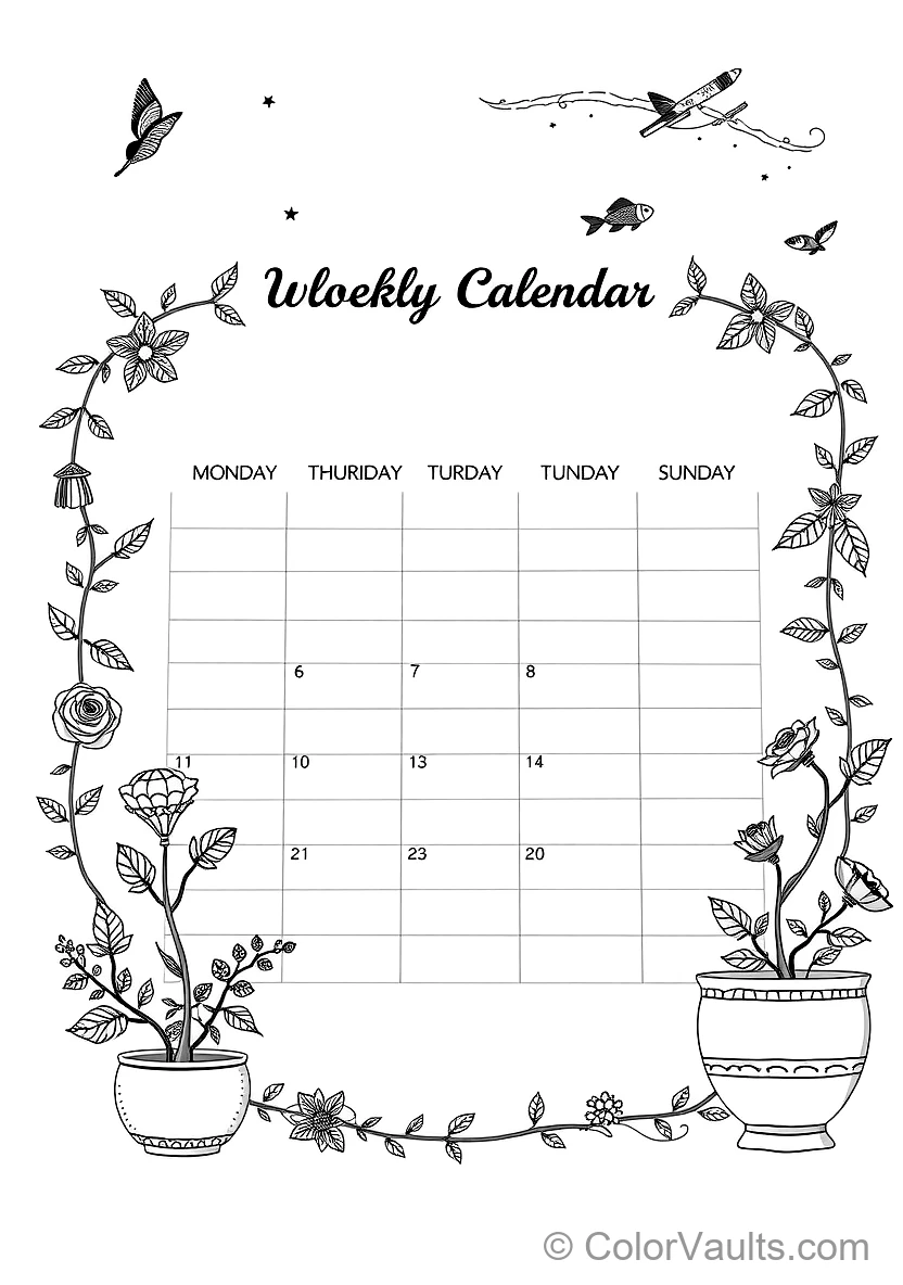 A Printable Coloring (Scene 54)