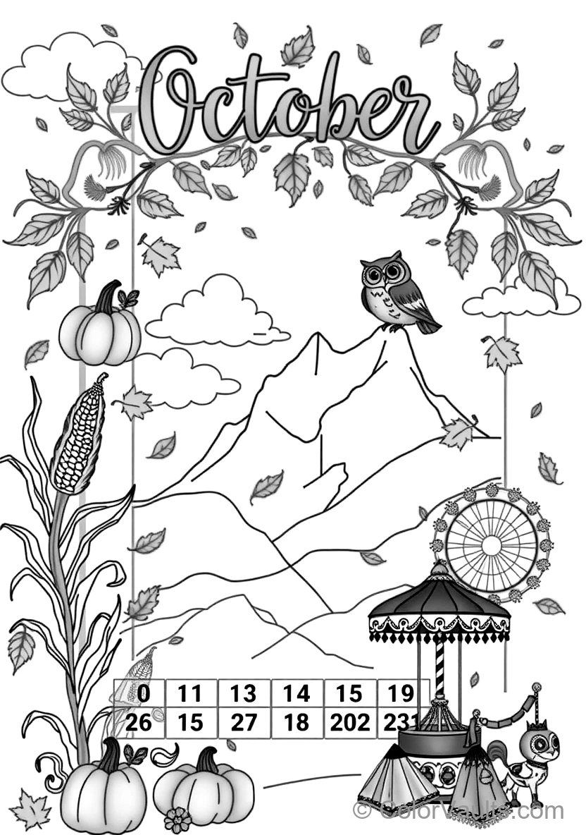 A Printable Coloring (Scene 74)