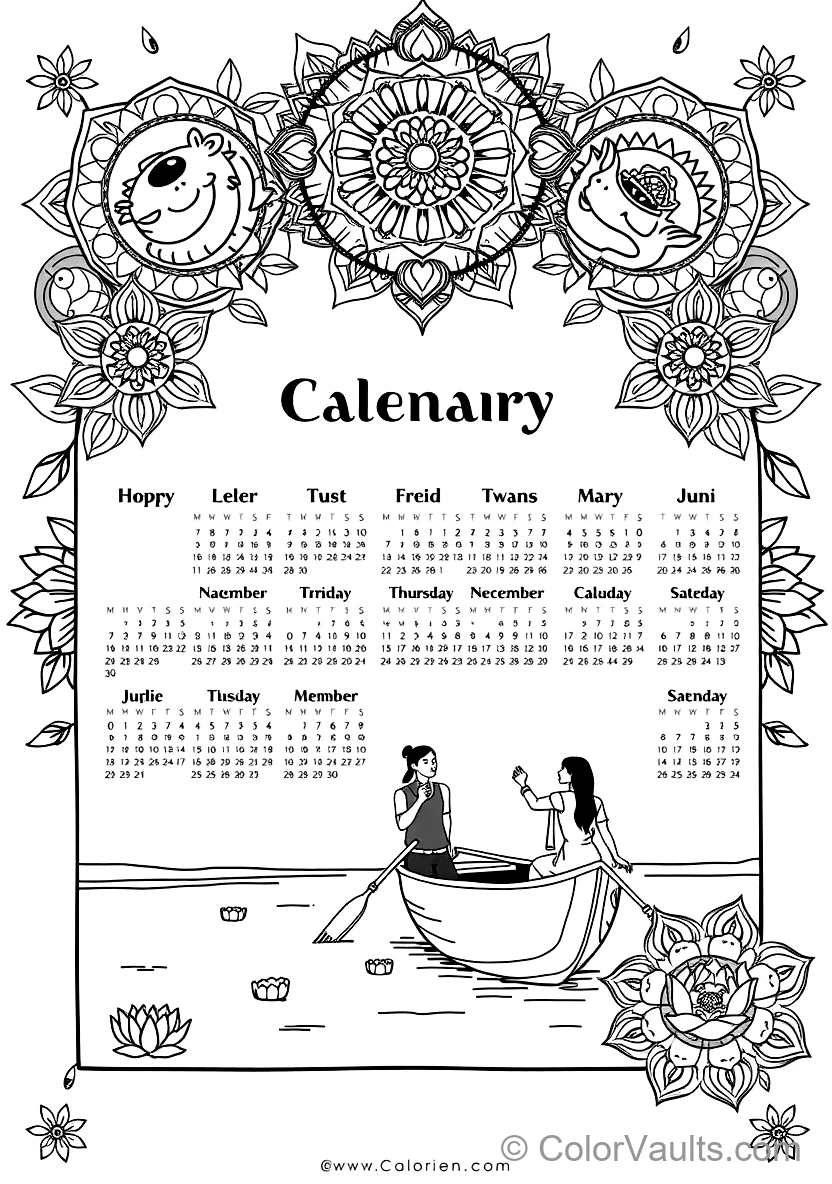 A Printable Coloring (Scene 80)