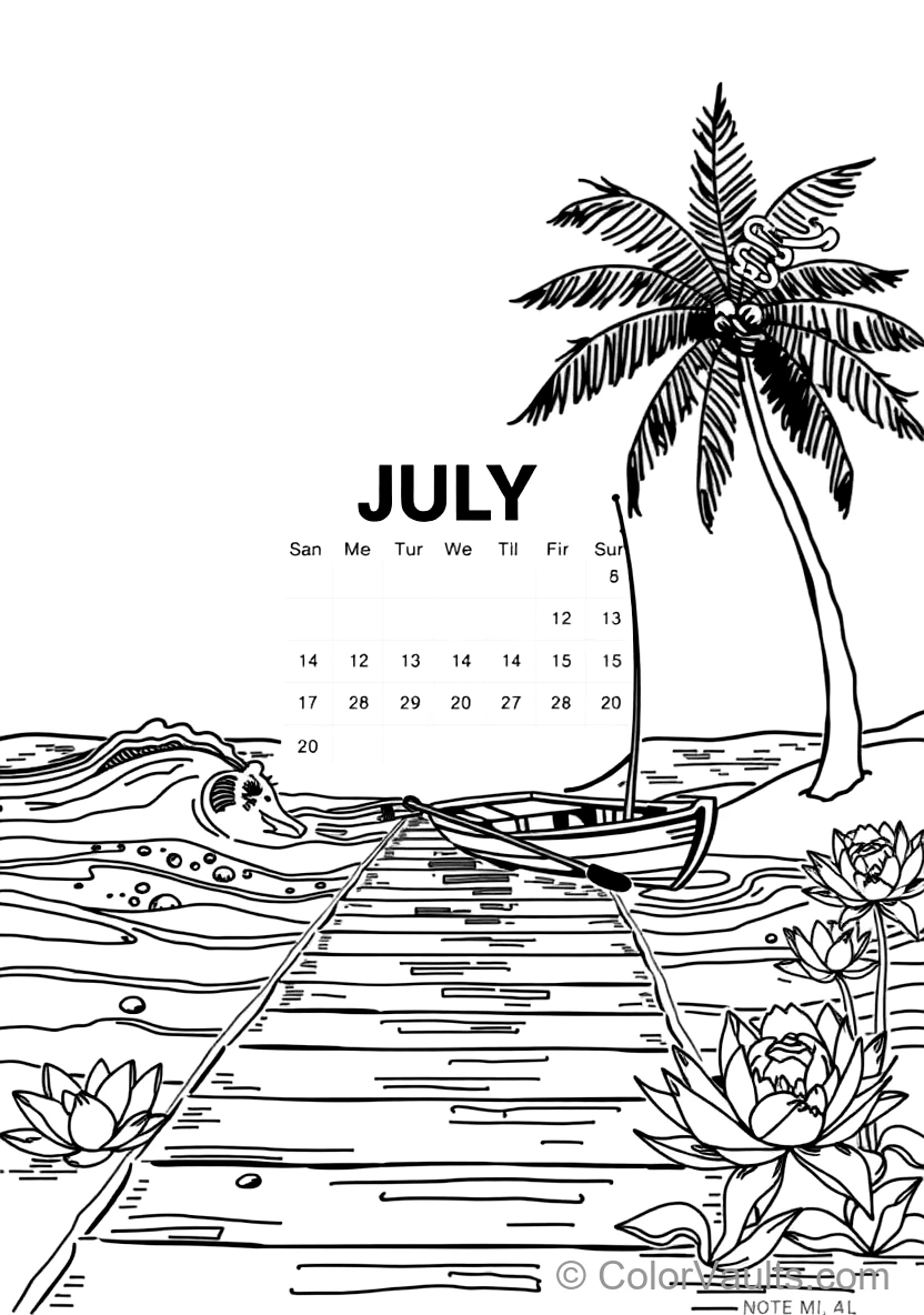 A Printable Coloring (Scene 86)