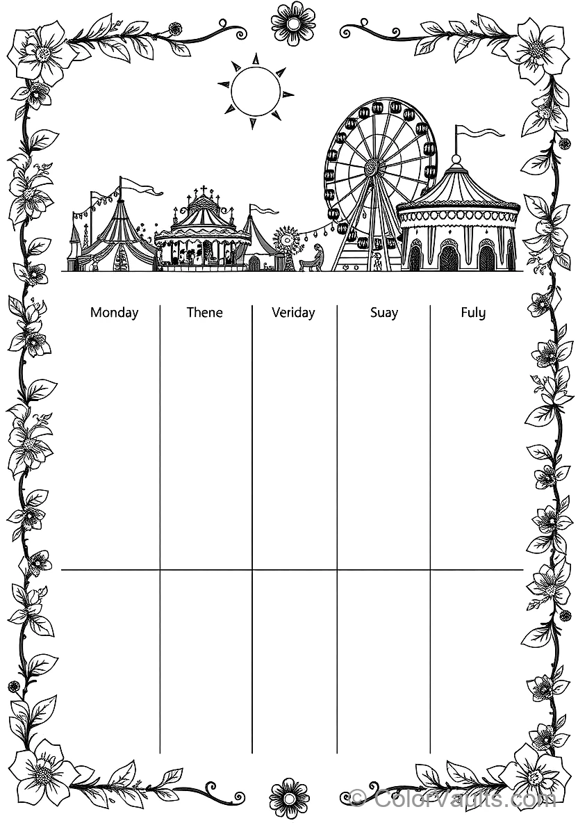 A Printable Coloring (Scene 101)
