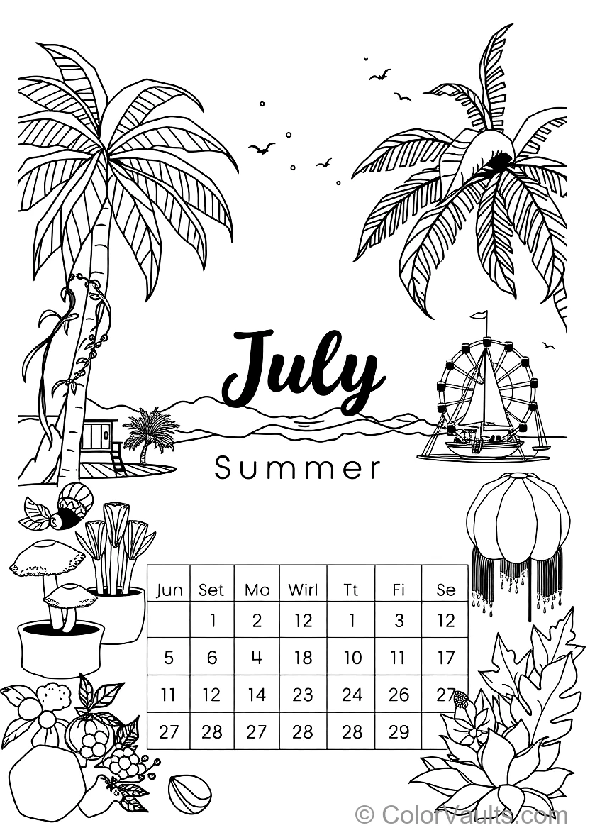 A Printable Coloring (Scene 114)