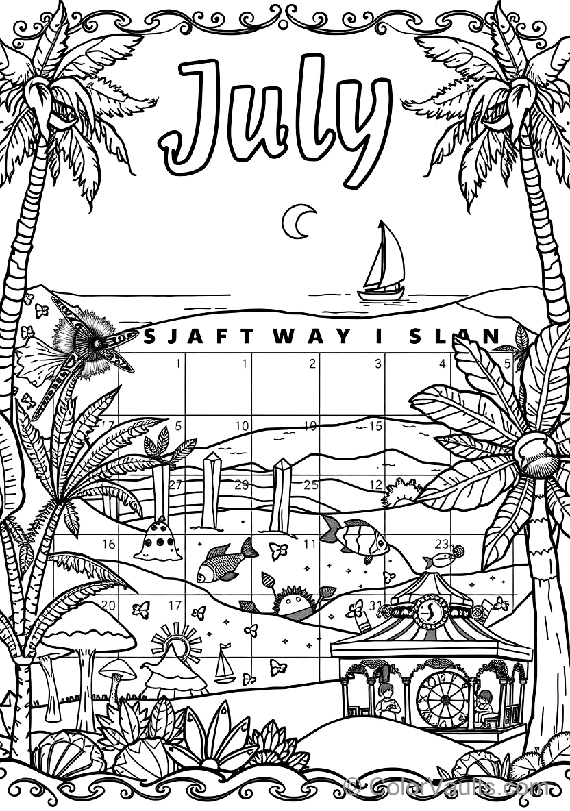 A Printable Coloring (Scene 156)