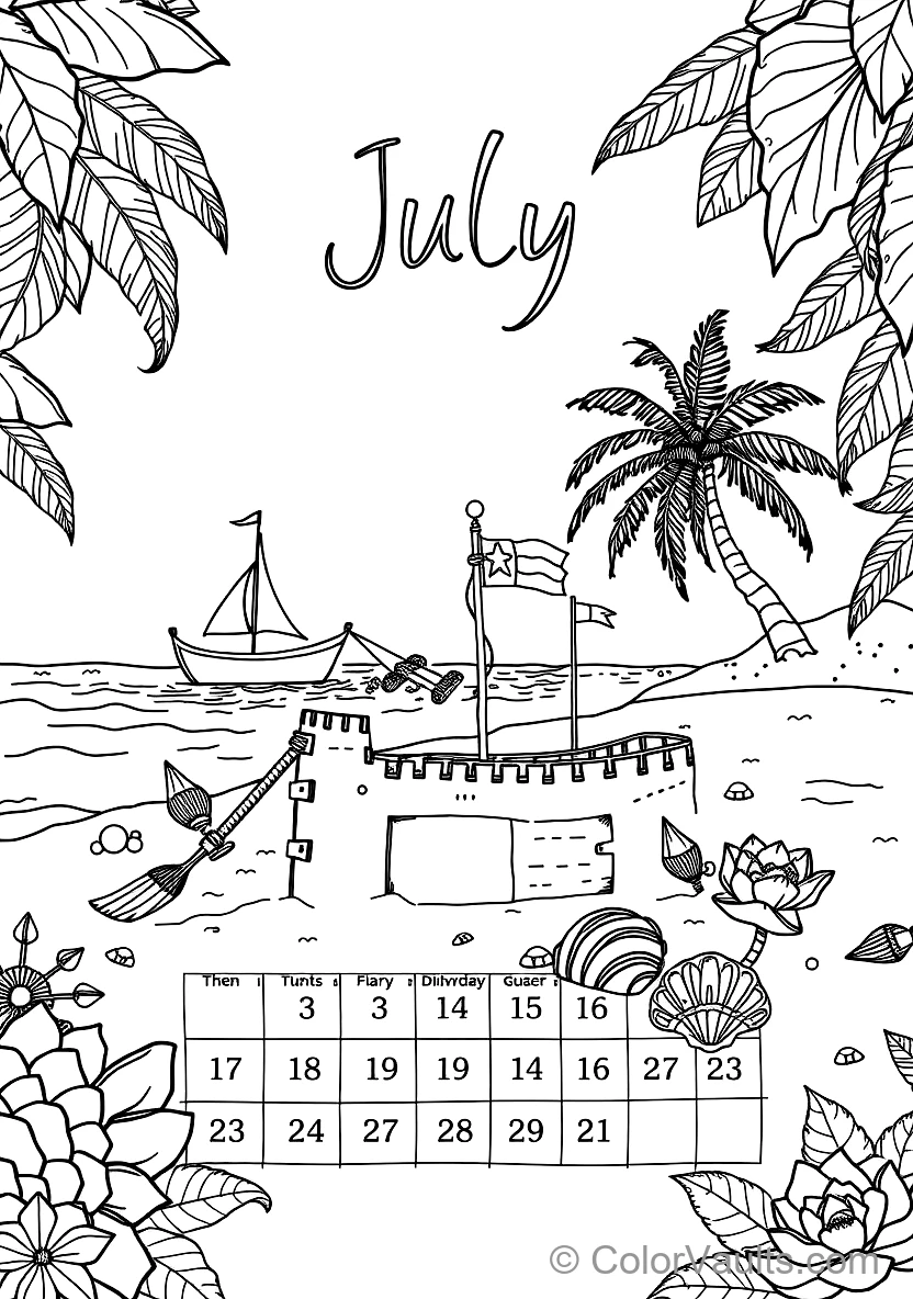 A Printable Coloring (Scene 165)