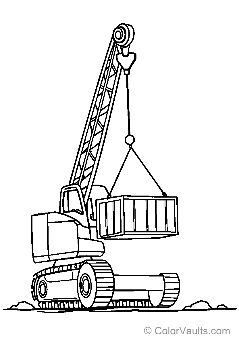 Construction Crane Lifting Container