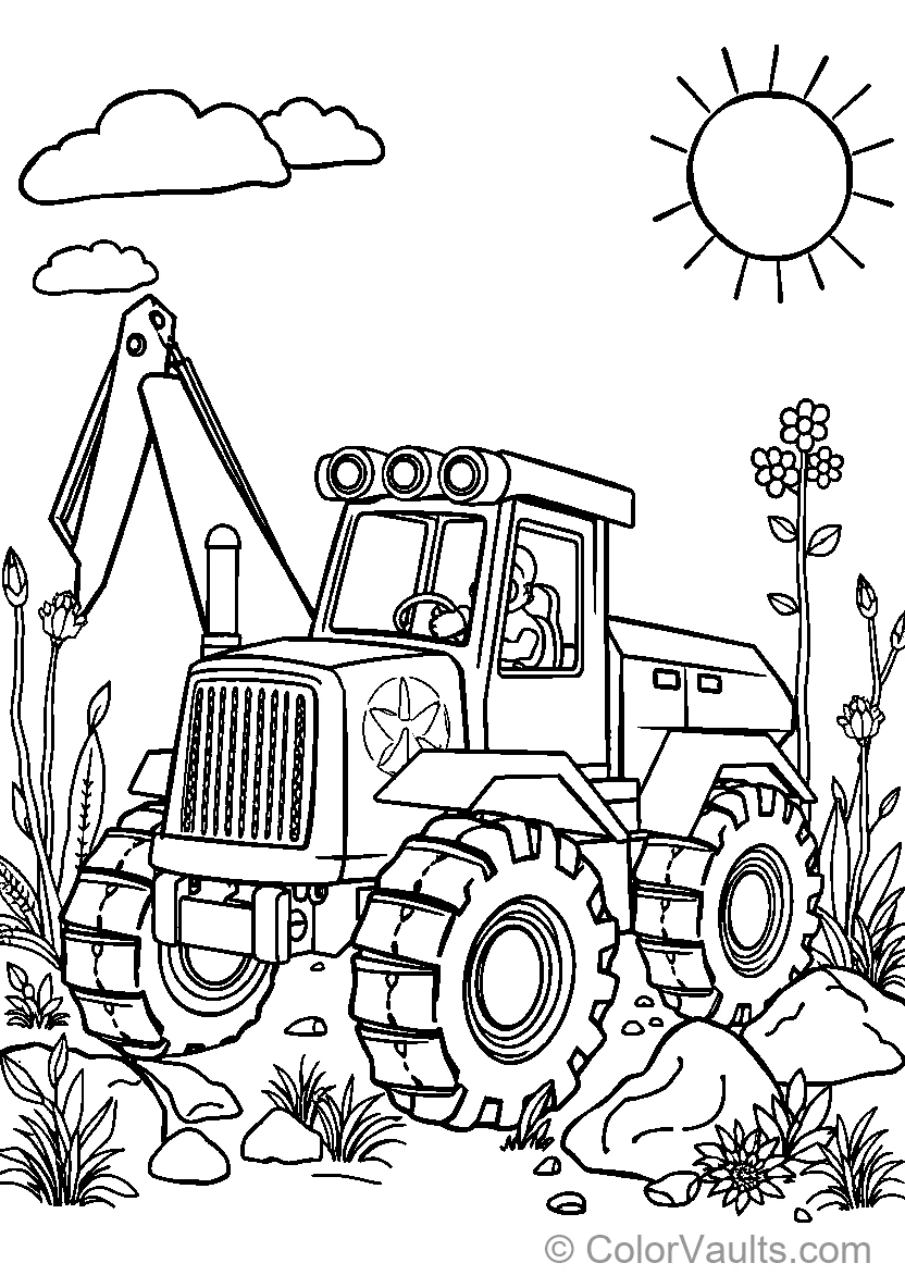 How to Draw a Dump Truck