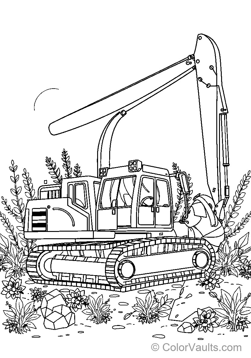 How to Draw a Powerful Bulldozer