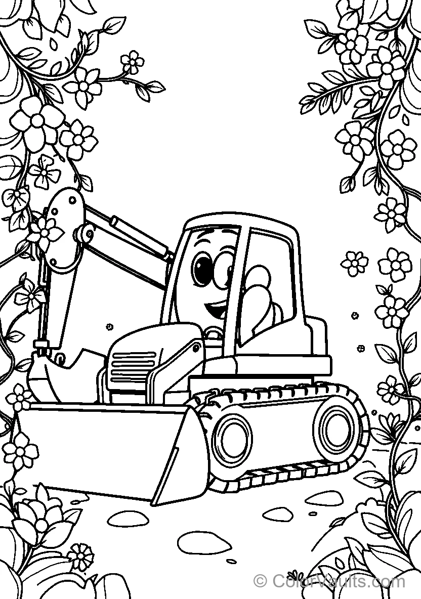 Smiling Bulldozer (Scene 3)