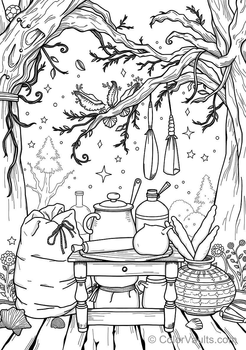 Rustic Pantry mit Preserved Jams und Herb Jars