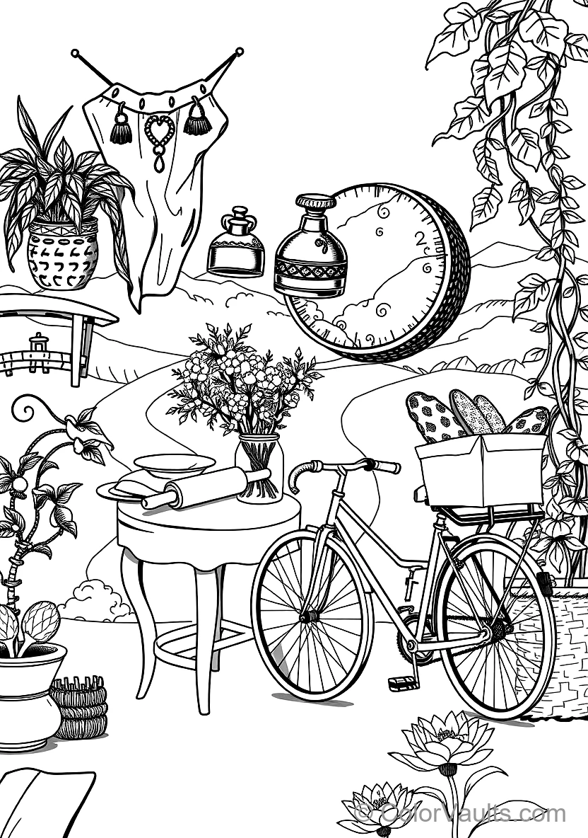 Rustic Greenhouse Filled mit Potted Herbs und Ferns (6)