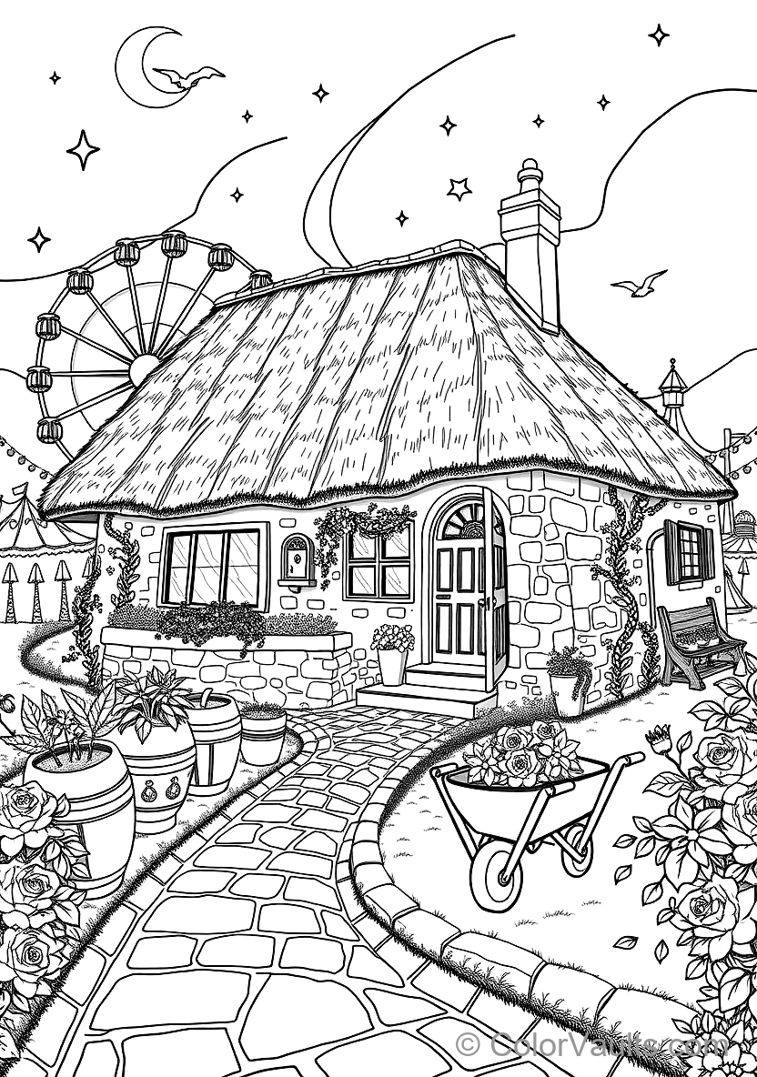 Wooden Wheelbarrow Filled mit Garden Vegetables (6)