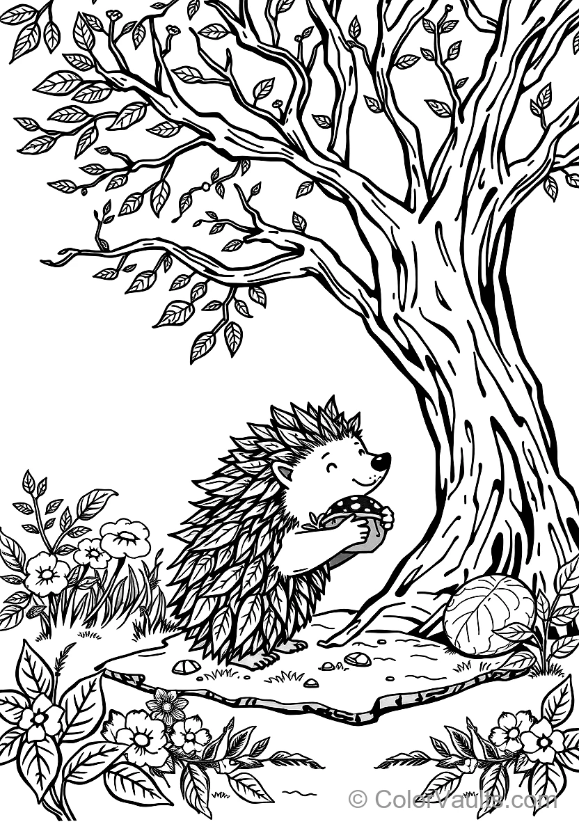 Charming Craft Sketch: Cheerful Puppy Sitting Proudly (2)