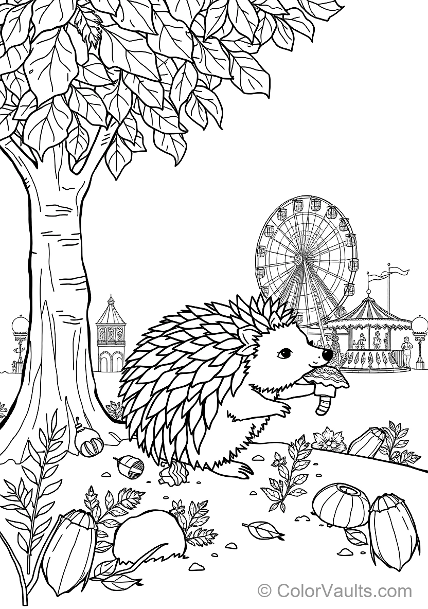Whimsical Craft Sketch: Fox with Bushy Tail (2)