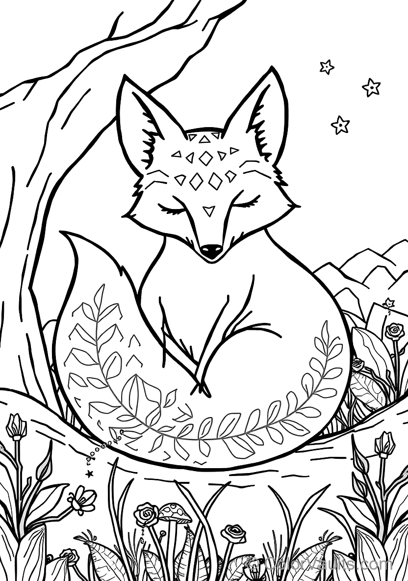 Playful Craft Sketch: Cute Squirrel Holding Nut (3)