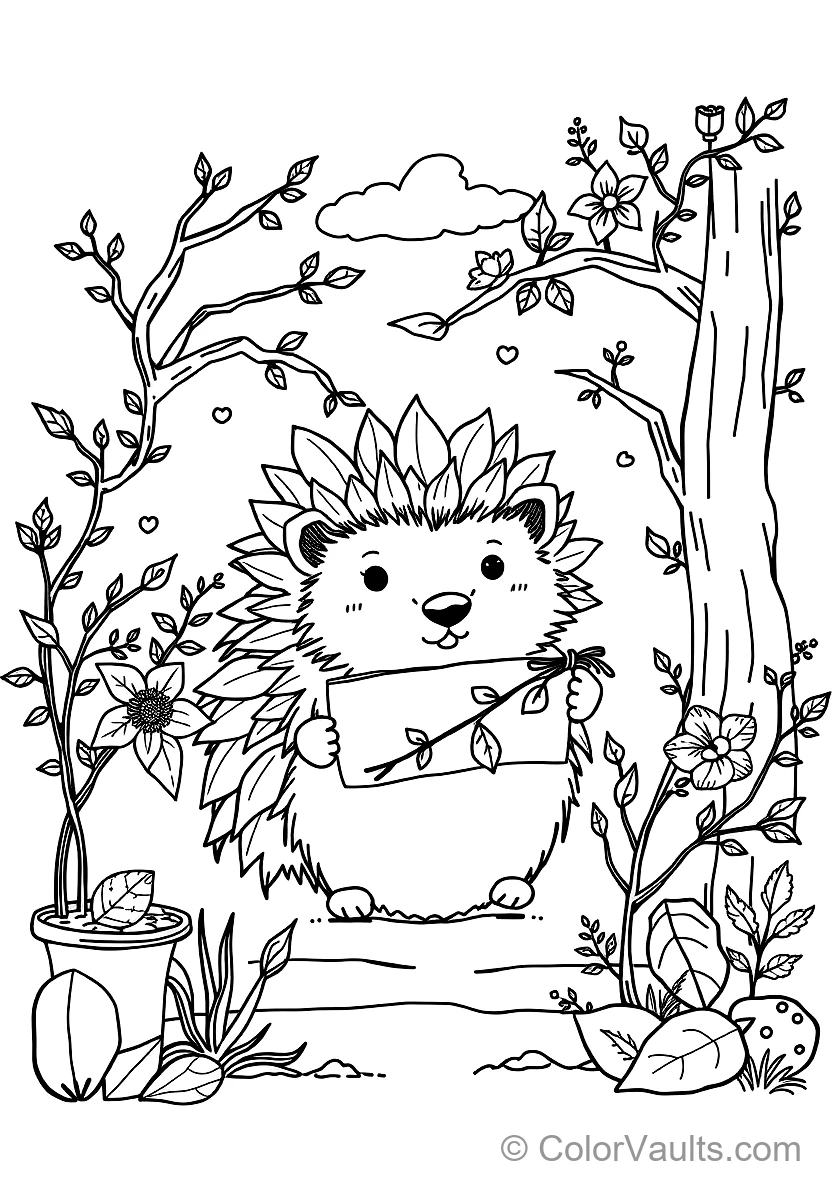 Sweet Animal Craft Sketch: Mother Deer and Fawn (3)