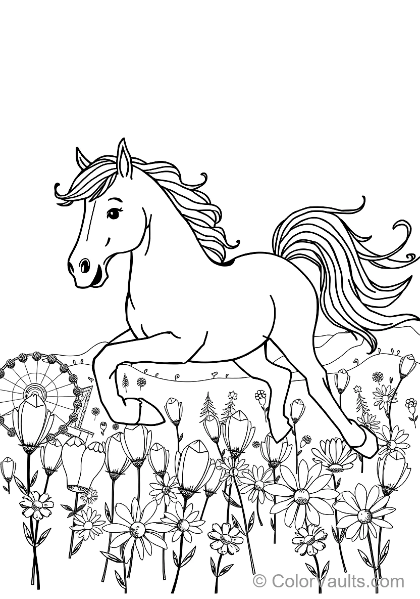 Charming Craft Sketch: Singing Bird in Flowering Bush (4)