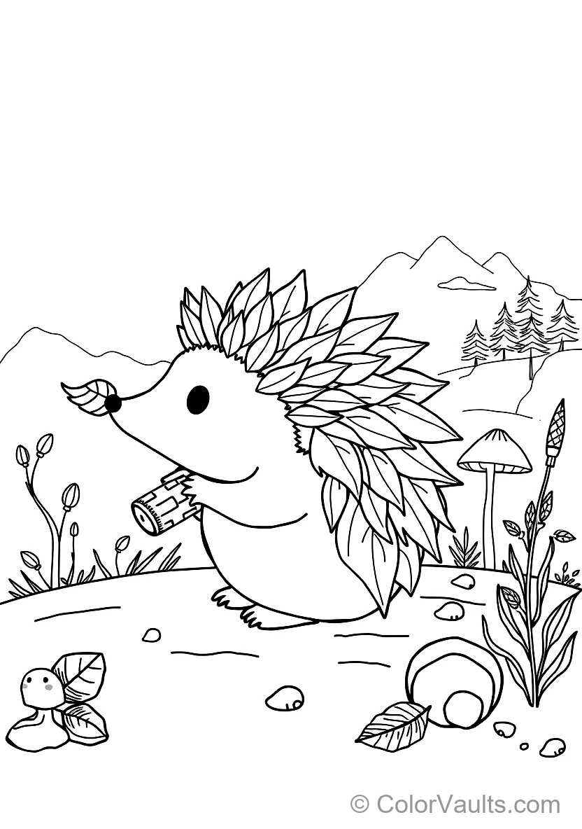 Sweet Animal Sketch: Koala Hugging Eucalyptus Tree (5)