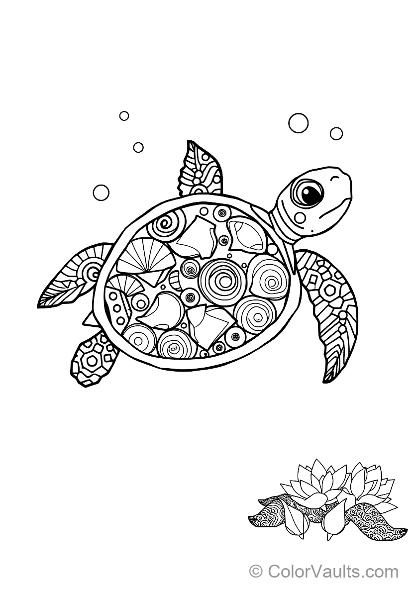 Charming Craft Sketch: Baby Elephant Splashing Water (6)