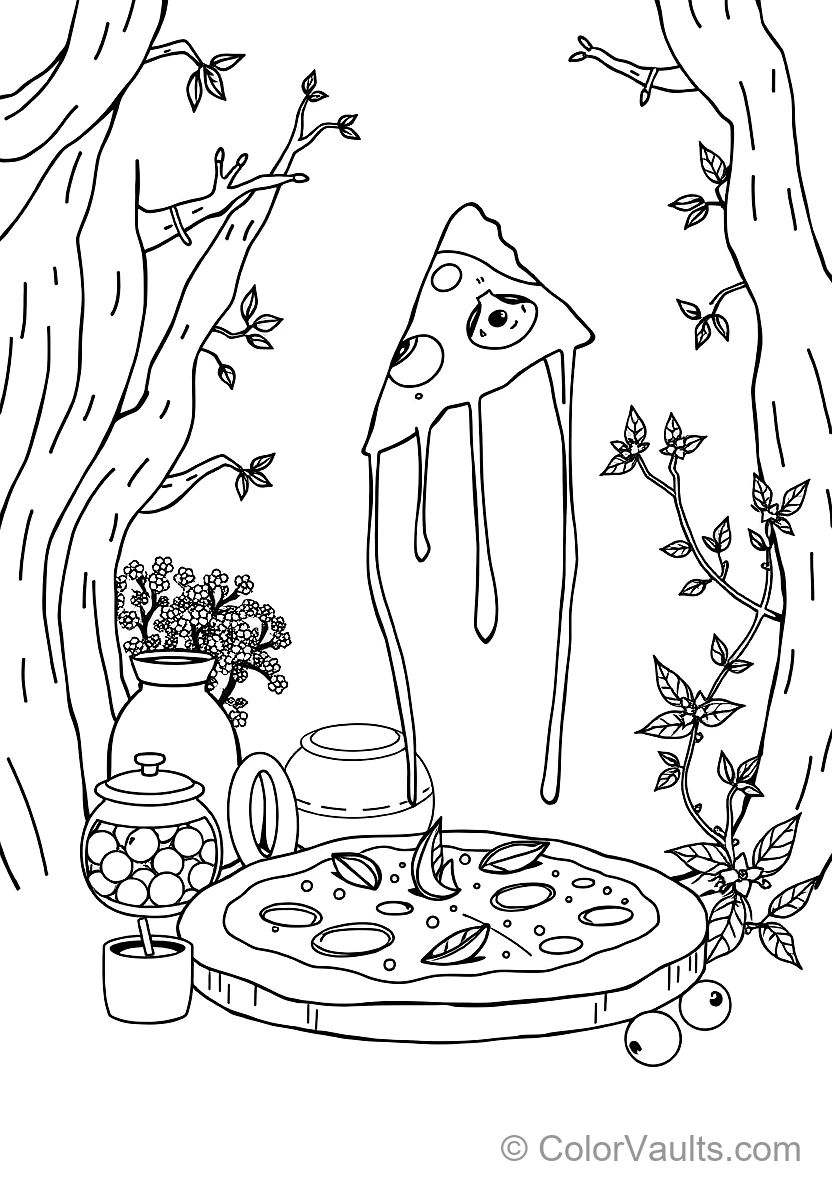 Bakery Craft Sketch: Crispy French Baguette and Bread