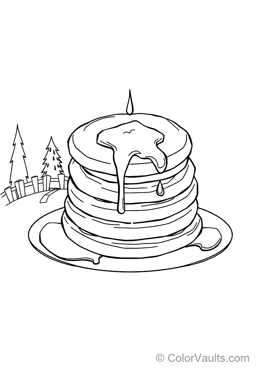 Delicious Food Sketch: Slice of Cheesy Pizza with Toppings