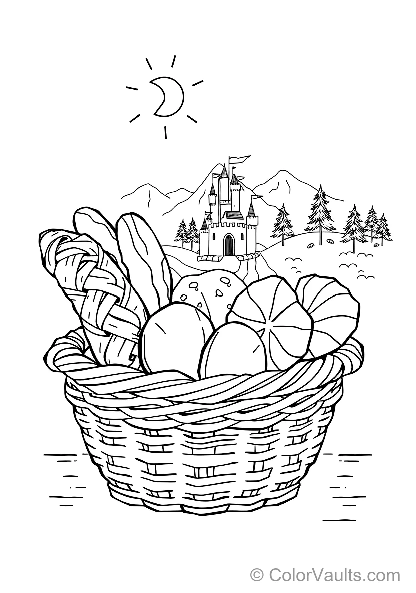 Delicious Treats Sketch: Bowl of Fresh Ice Cream Scoops