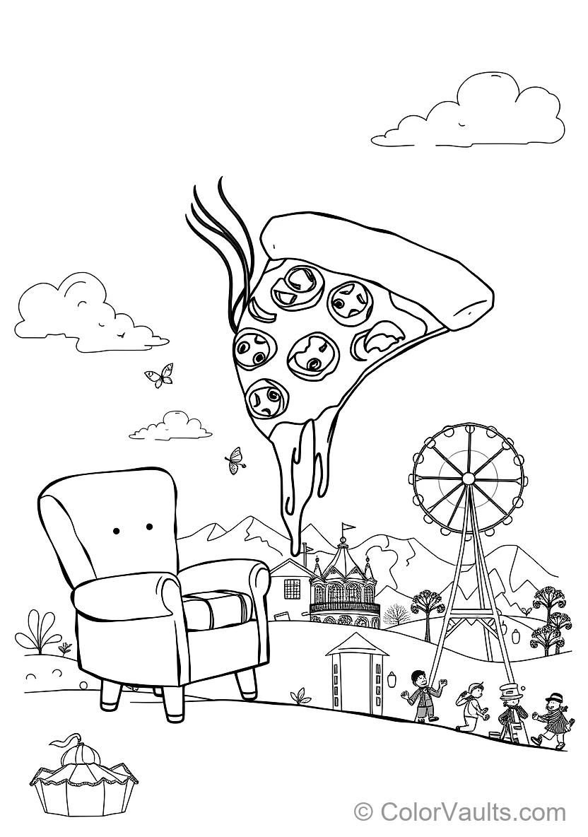 Bakery Craft Sketch: Glazed Donut with Sprinkles (2)