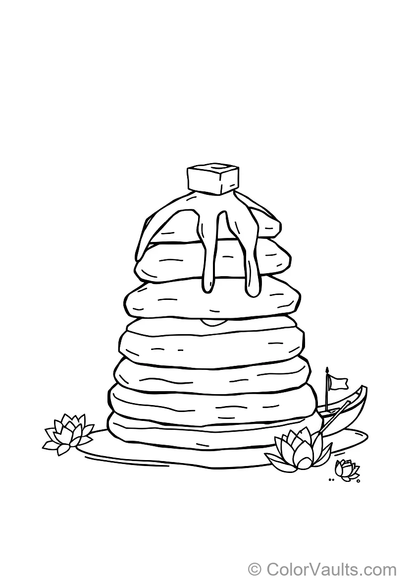 Delicious Food Sketch: Slice of Cheesy Pizza with Toppings (3)