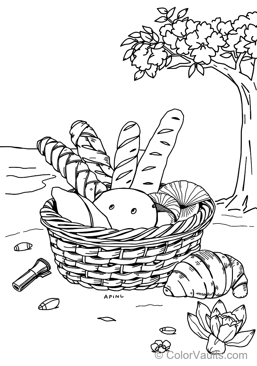 Bakery Craft Sketch: Pretzel with Coarse Sea Salt (3)