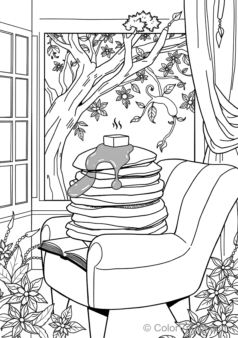 Artisan Food Sketch: Fresh Croissant and Coffee (4)