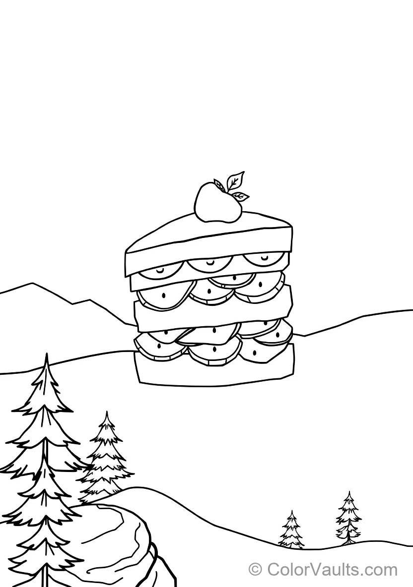 Sweet Craft Sketch: Birthday Cake with Glowing Candles (4)