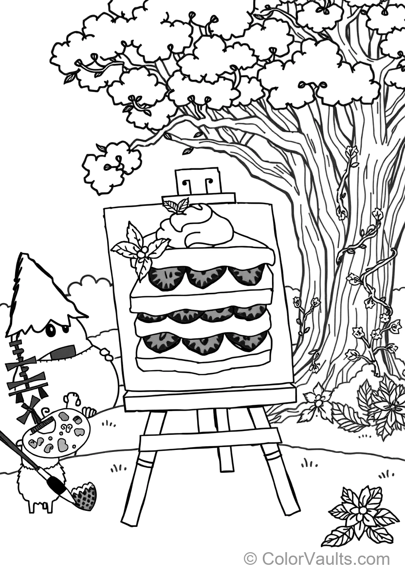 Bakery Craft Sketch: Crispy French Baguette and Bread (5)